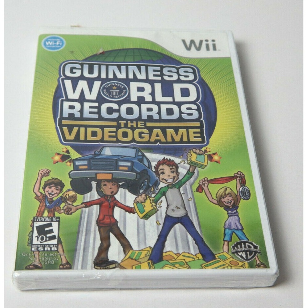 GUINNESS WORLD RECORDS: THE VIDEO GAME - NINTENDO WII GAME - NEW FACTORY SEALED!